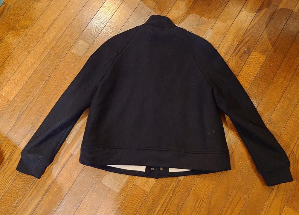 nyny1361　ザ・リラシス　レディースブルゾン　黒 38サイズ