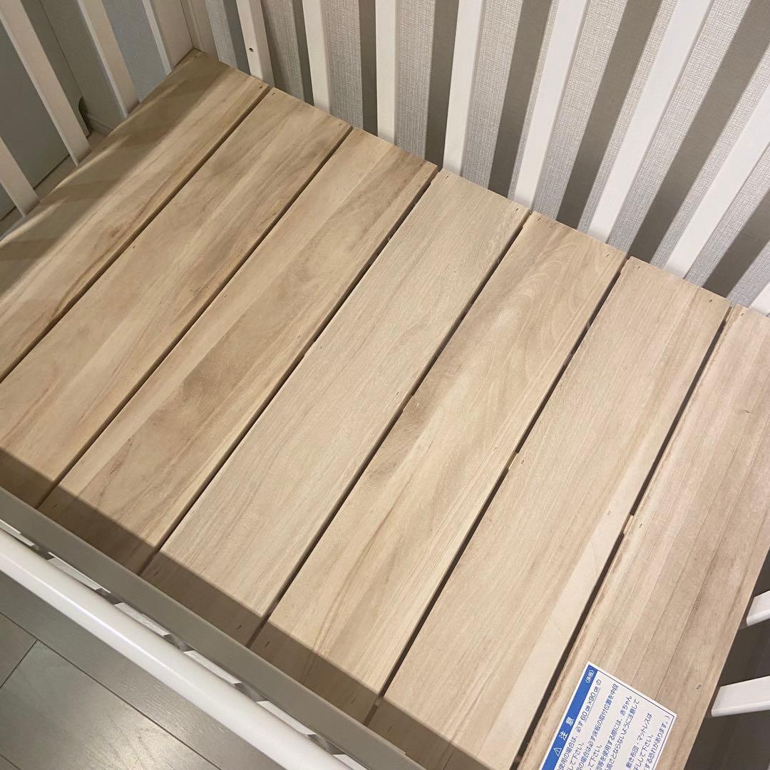 KATOJI ミニタチベッド ホワイト Puppapupoイブルお布団セット付き