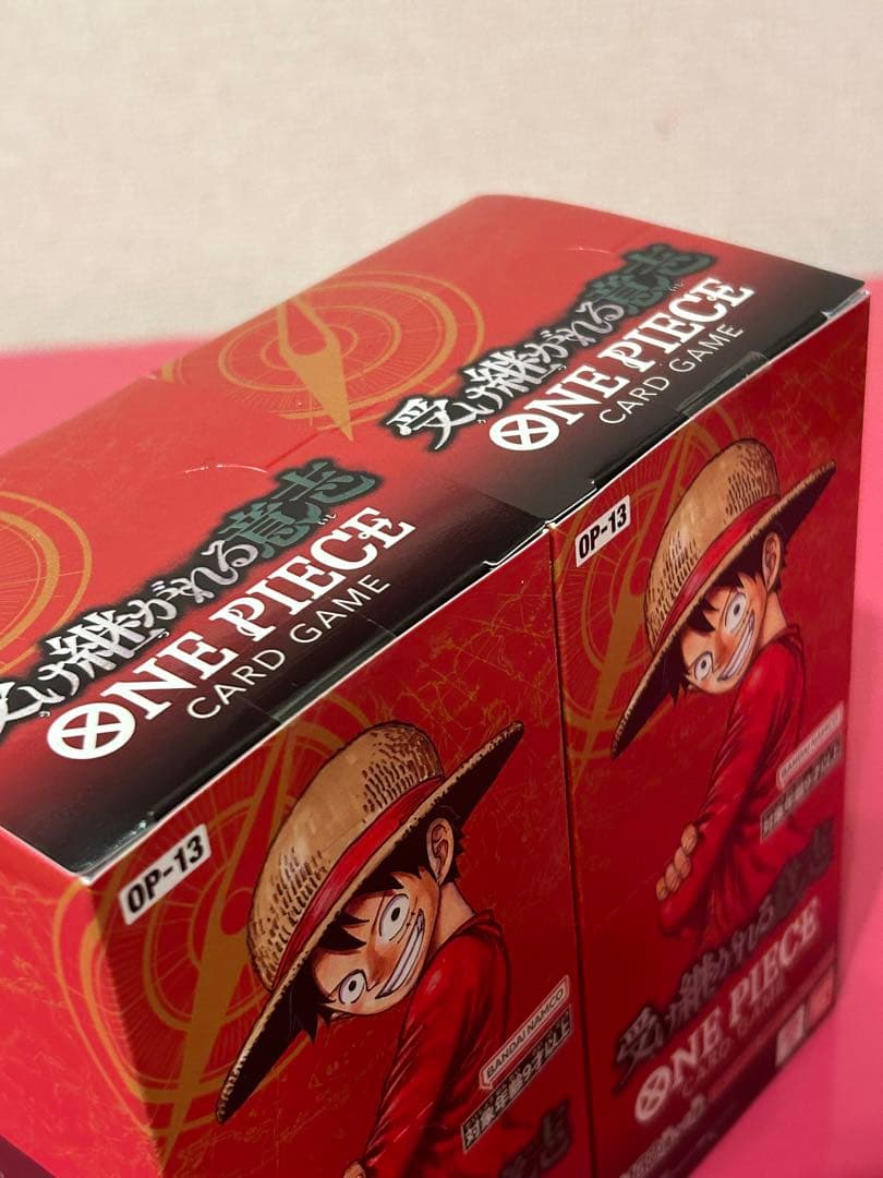 OP-13 ONE PIECE カード　受け継がれる意志　テープあり　2箱セット