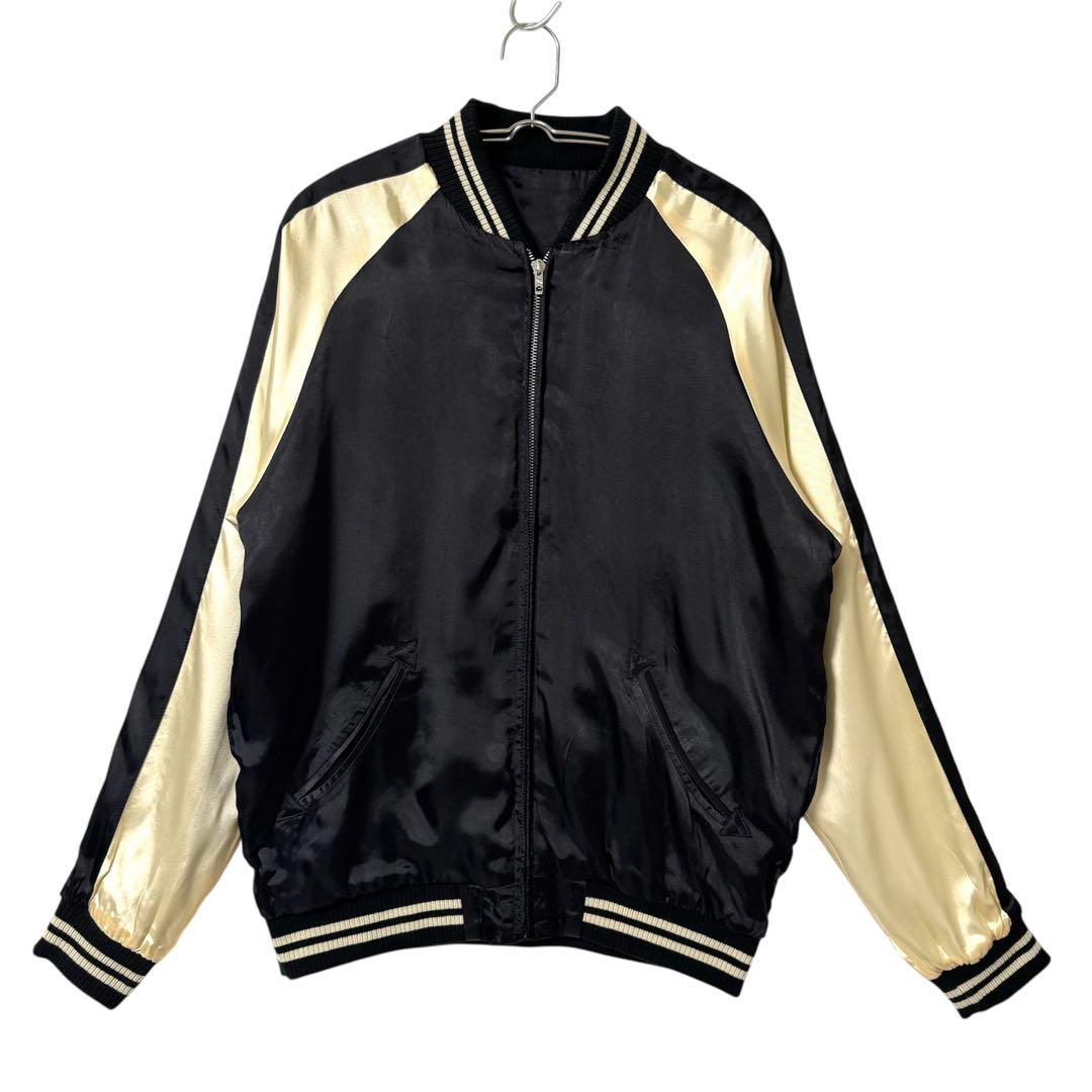 美品 CROPPED HEADS スカジャン リバーシブル 鷹 刺繍 スーベニア