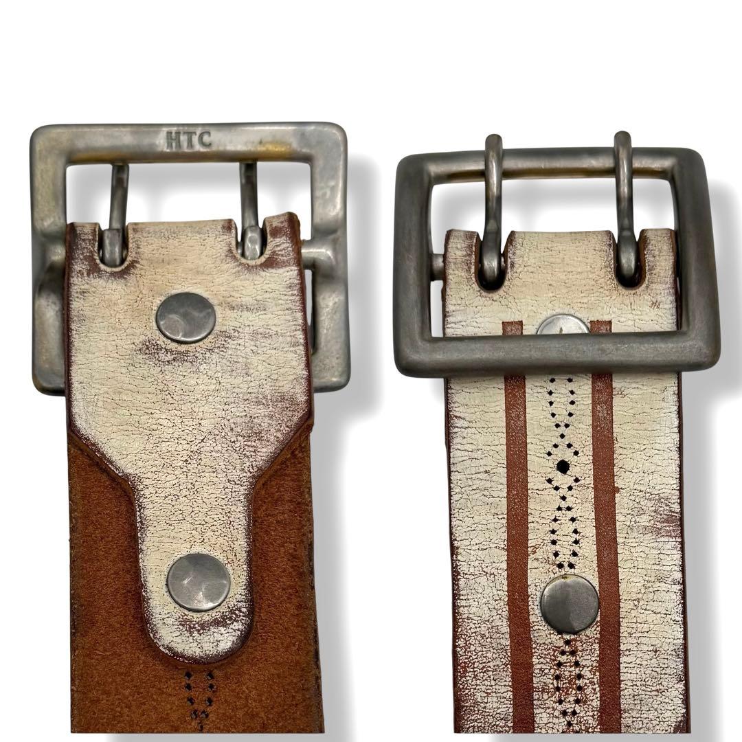 希少品 HTC Stingray × Python studs belt