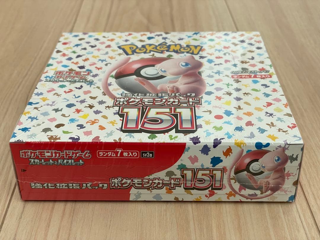 ポケモンカード　151 1box シュリンク付き