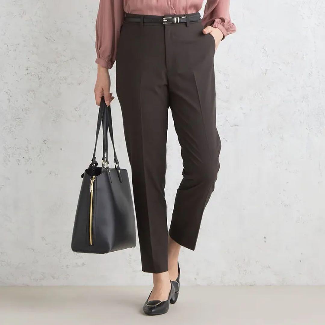 Aoki ブラウン　パンツスーツ　5号