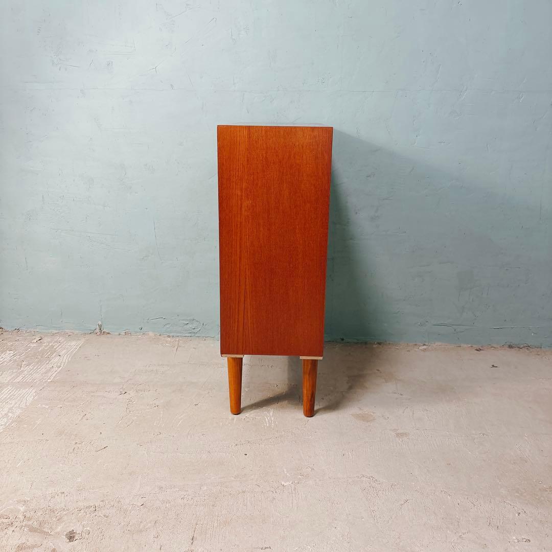 【ぱんち】デンマーク　チーク材　ブックシェルフ　北欧家具　北欧ビンテージ