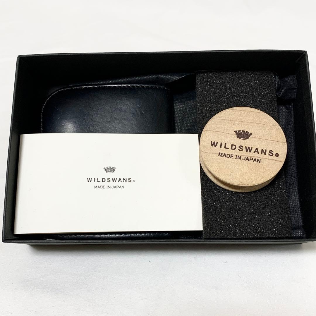 ワイルドスワンズ ケース 王冠ロゴ パーム ブラック カードケース