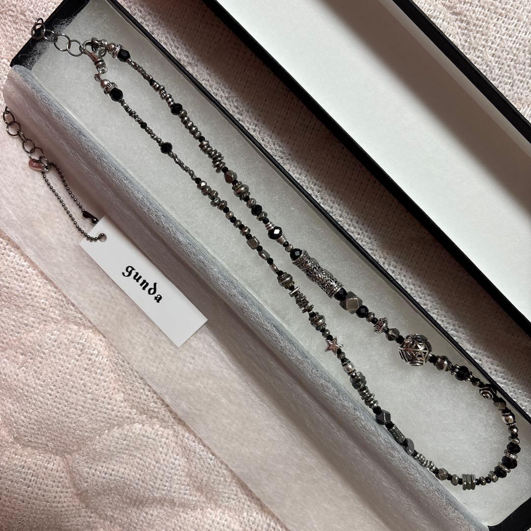【新品】gunda CLUSTER NECKLACE [クラスター ネックレス]