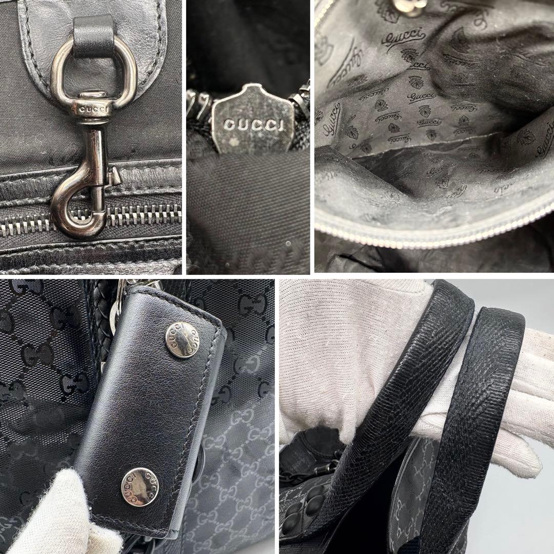 【超希少 ランウェイ限定品】GUCCI ウォレットチェーン付 インプリメ トート