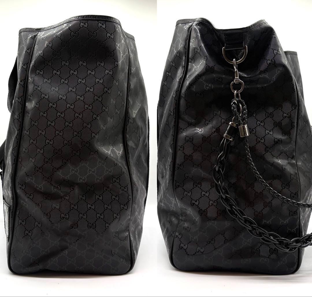 【超希少 ランウェイ限定品】GUCCI ウォレットチェーン付 インプリメ トート