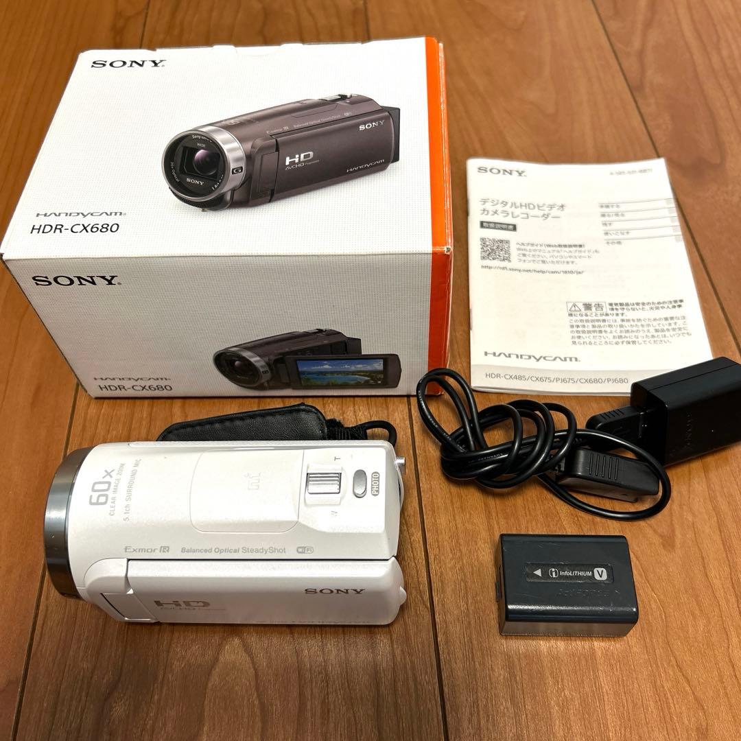 SONY HDR-CX680 ビデオカメラ 訳あり ジャンク