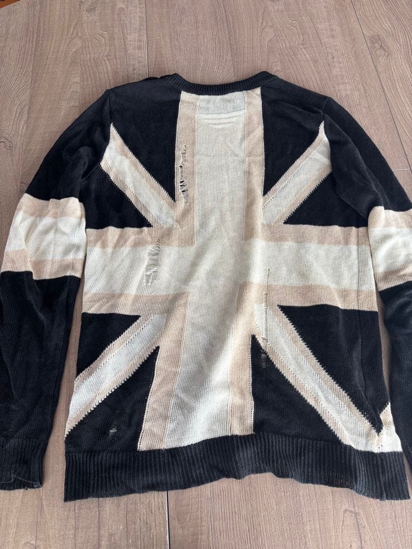 BALMAINユニオンジャック ニットセーター