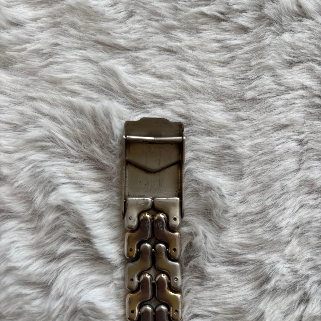 クロノグラフ腕時計 金銀コンビ