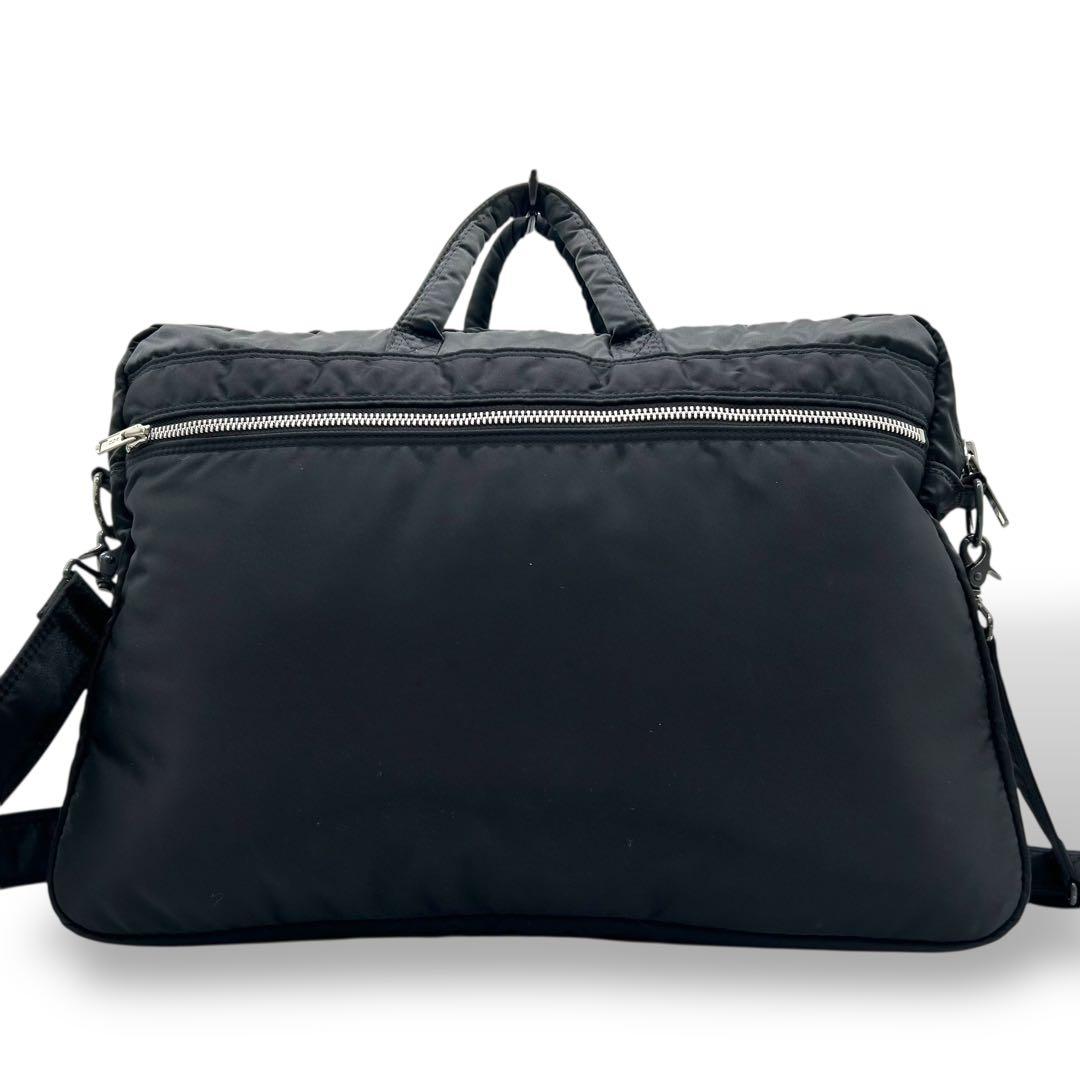 【美品】ポーター タンカー ブリーフケース 2way ナイロン ブラック