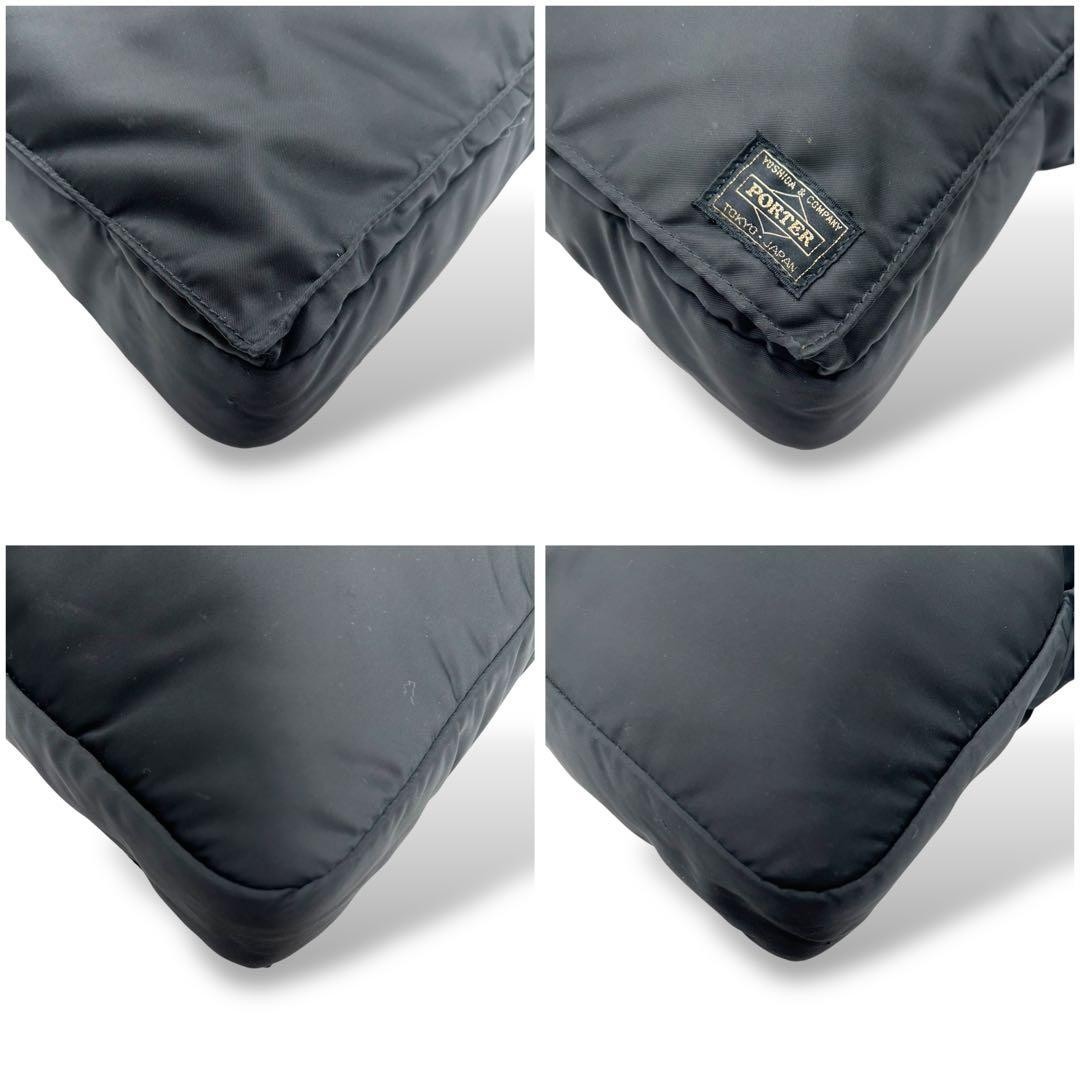 【美品】ポーター タンカー ブリーフケース 2way ナイロン ブラック