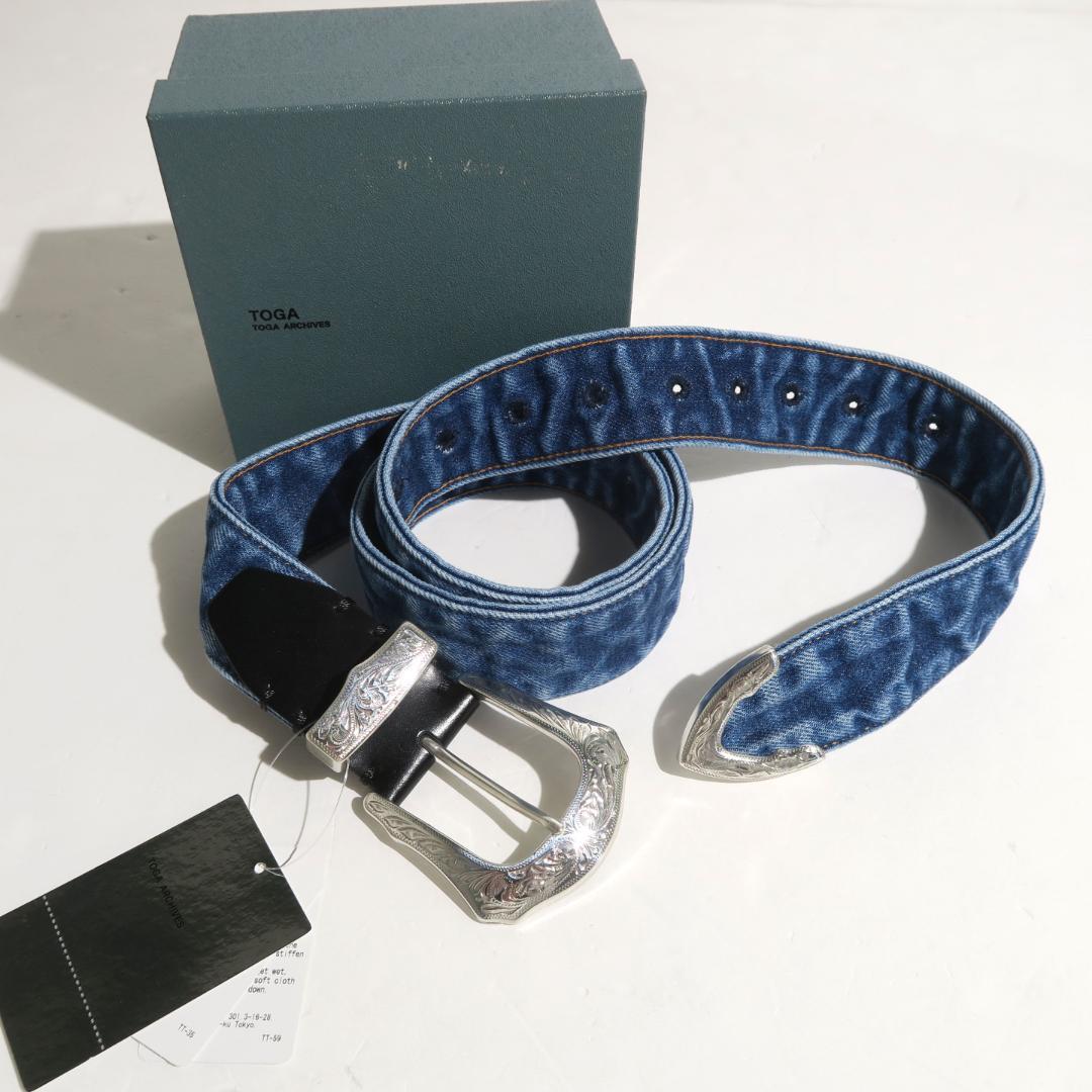 TOGA L BUCKLE BELT メタルバックルベルト