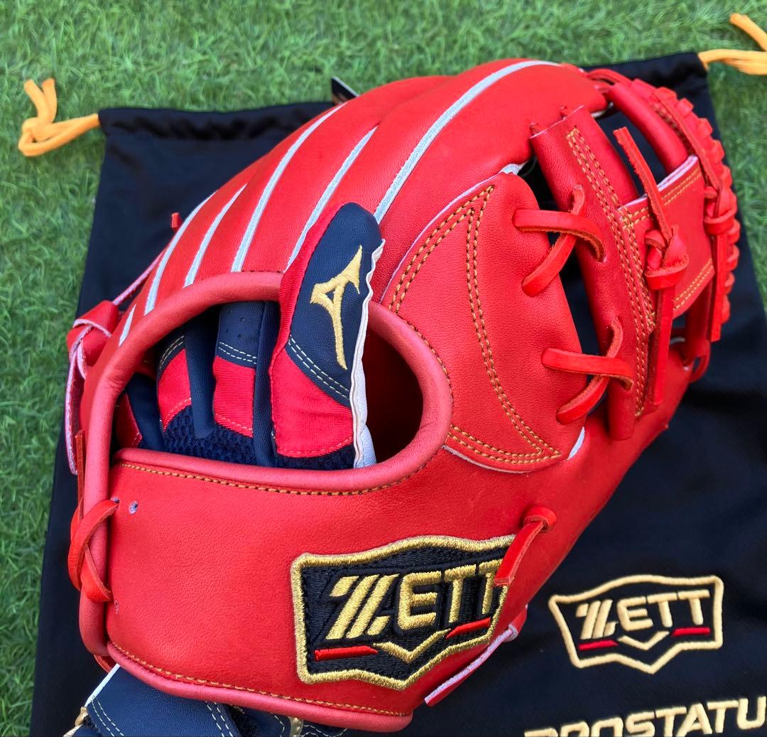 新品　プロステイタス　日本製　硬式　内野　サイズ4 ZETT グローブ