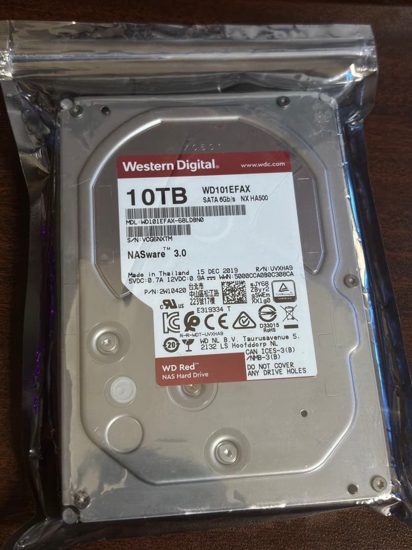 Western Digital WD RED HDD 3.5インチ 10TB