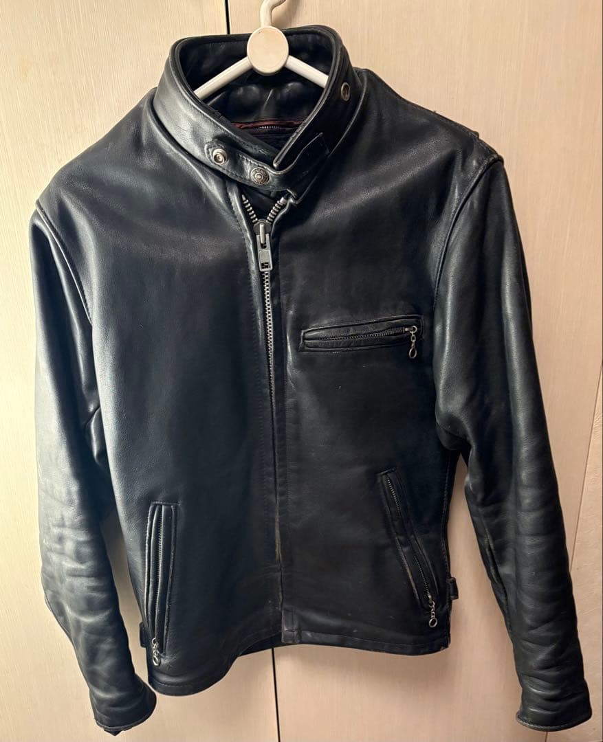 schott ショット シングルライダースジャケット641SPライナー付き