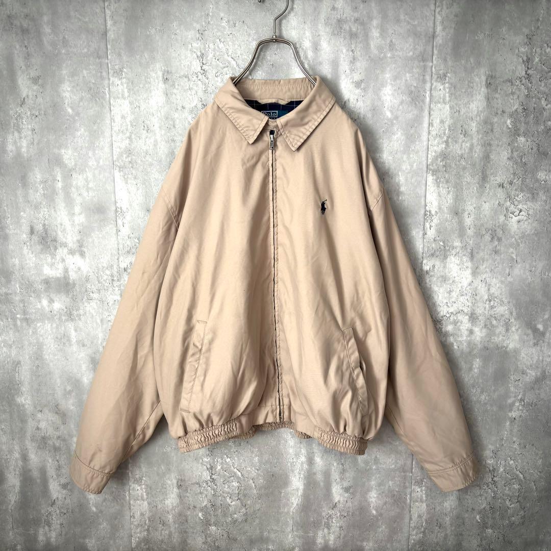 【大人気！】90's スウィングトップ ラルフローレン 刺繍ポニー ワンポイント