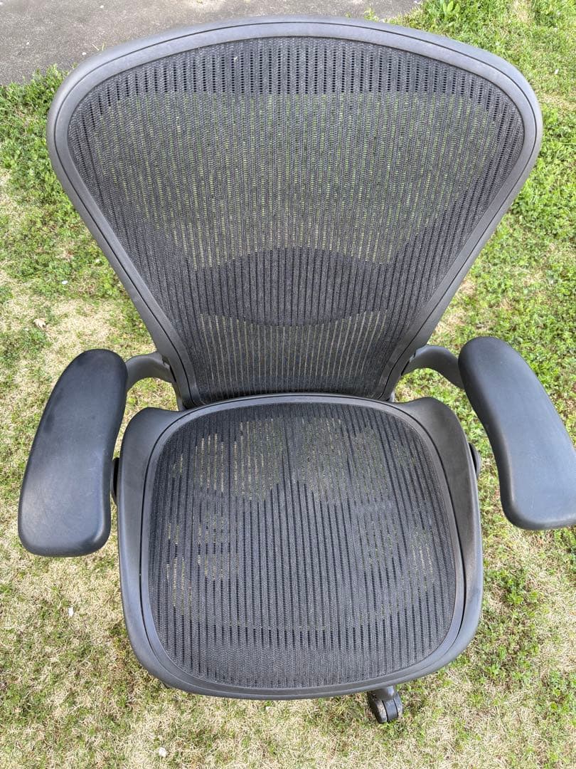 ブラックメッシュオフィスチェア
