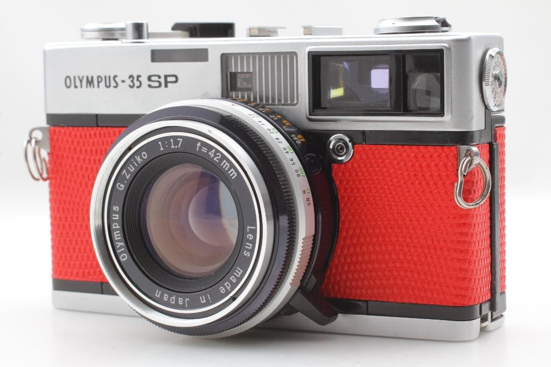 【整備済　並品】レッド オリンパス 35 SP メーター不良 #1284