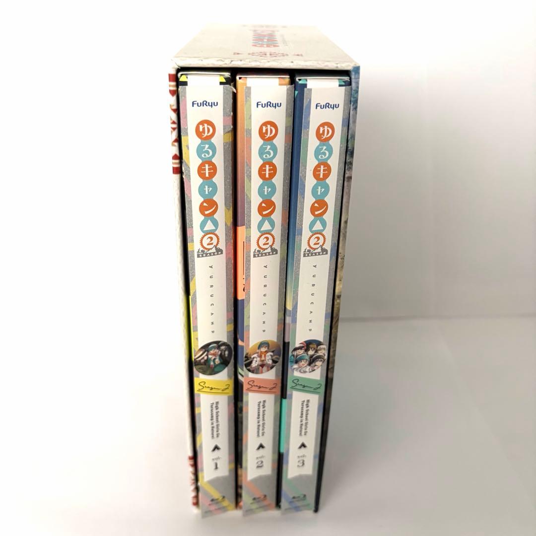 ★美品★ゆるキャン△ 2期　初回限定版Blu-ray　全3巻セット収容BOX付