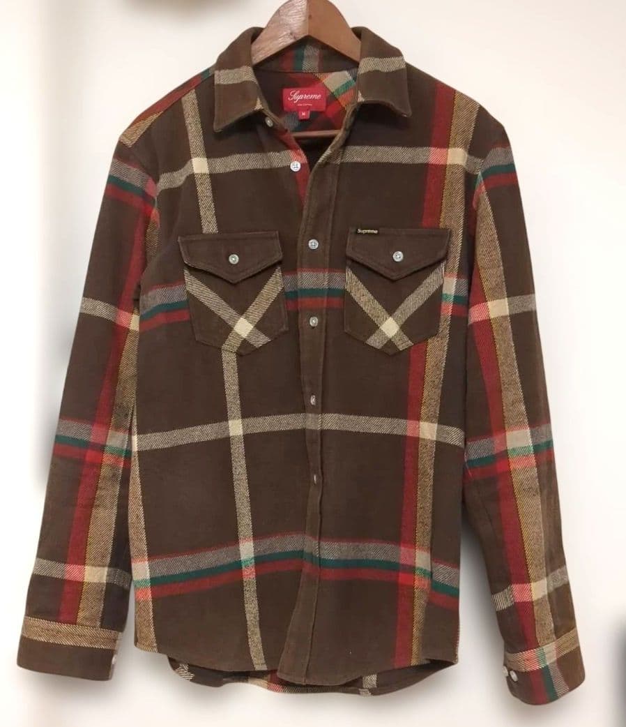 Supreme チェック柄 フランネルネルシャツ