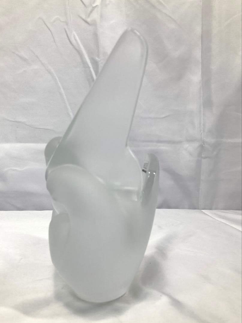 1182N9パ LALIQUE ラリック 白鳥モチーフ 花瓶 花びん