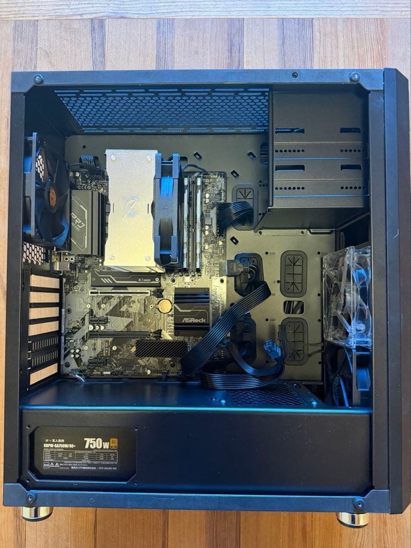 自作PC750W電源G.SKILL32Gメモリ搭載デスクトップPC HDD1TB