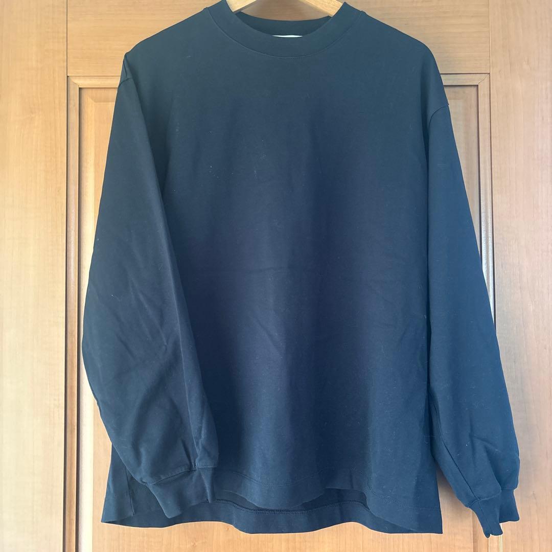 トップス everyone cotton long sleeve t-shirt NAVY