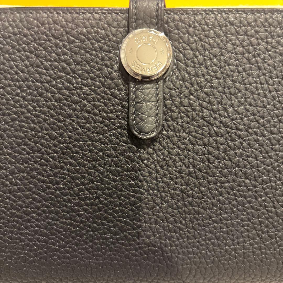 限界価格！HERMES ドゴン レクトヴェルソ ロング ノワール 財布
