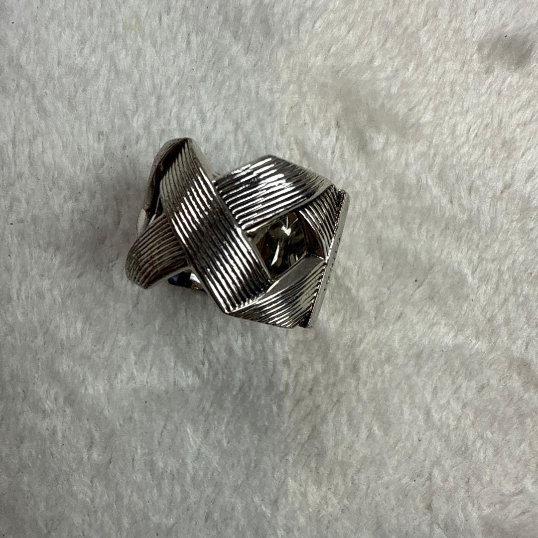 GUCCIグッチ　希少デザイン　シルバー925 クロスリング 19号