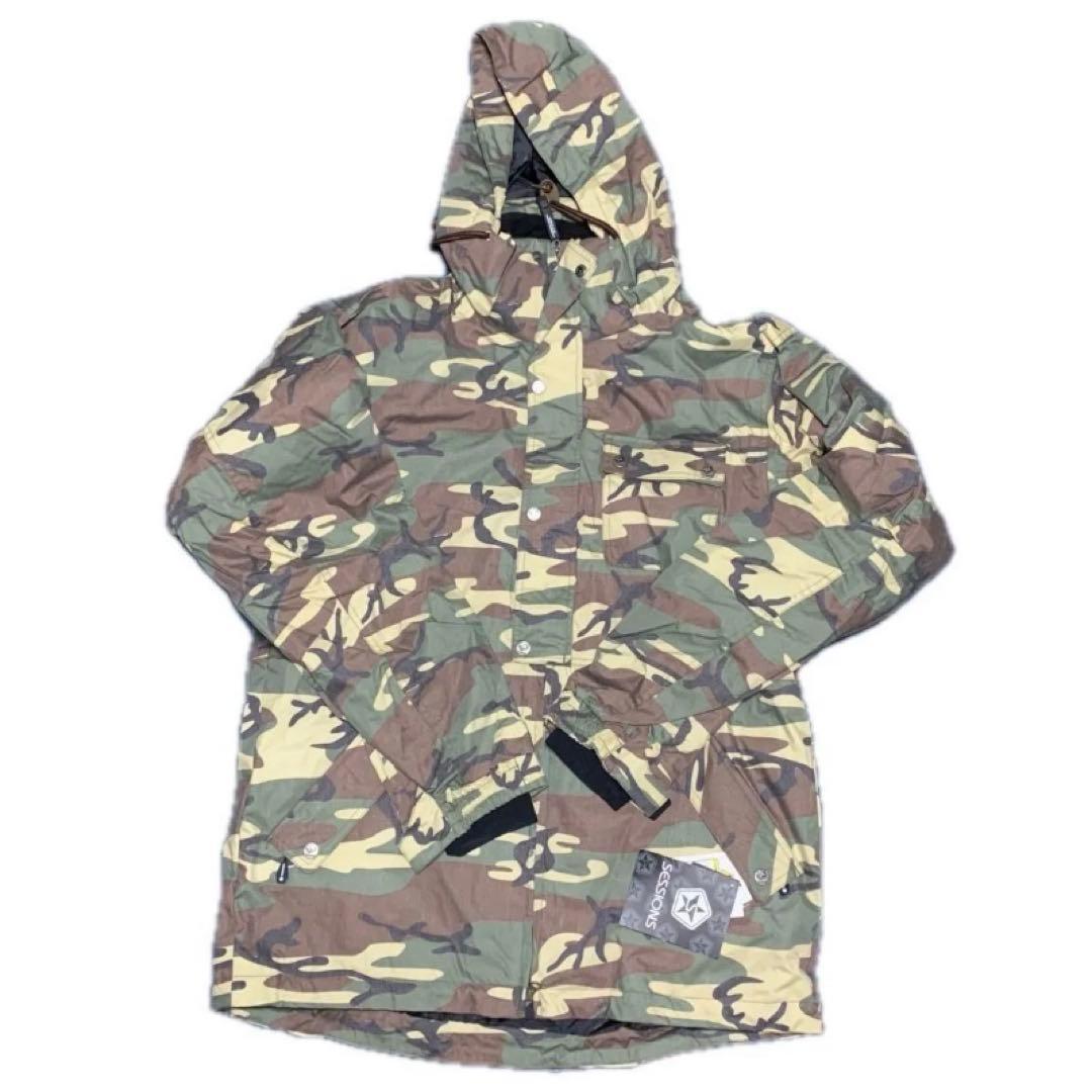未使用品　SESSIONS スノーボードウェア 迷彩柄 カモフラージュ