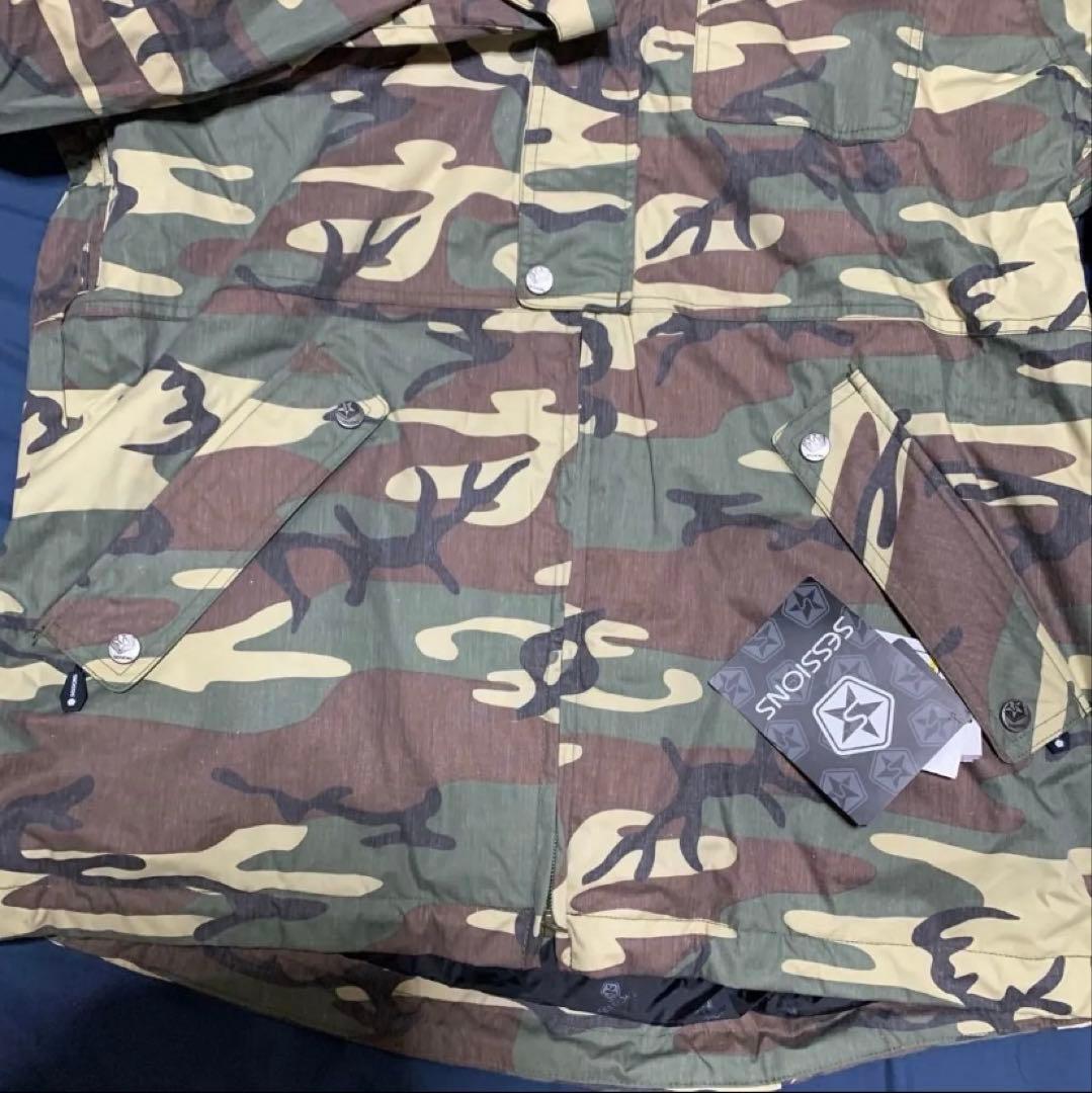 未使用品　SESSIONS スノーボードウェア 迷彩柄 カモフラージュ