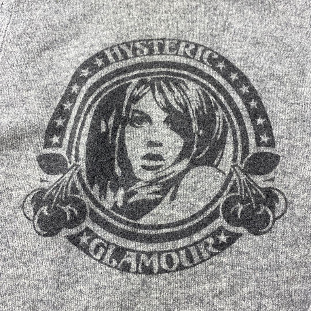 N920◯ hysteric glamour ヒス ニット ハイネック グレー