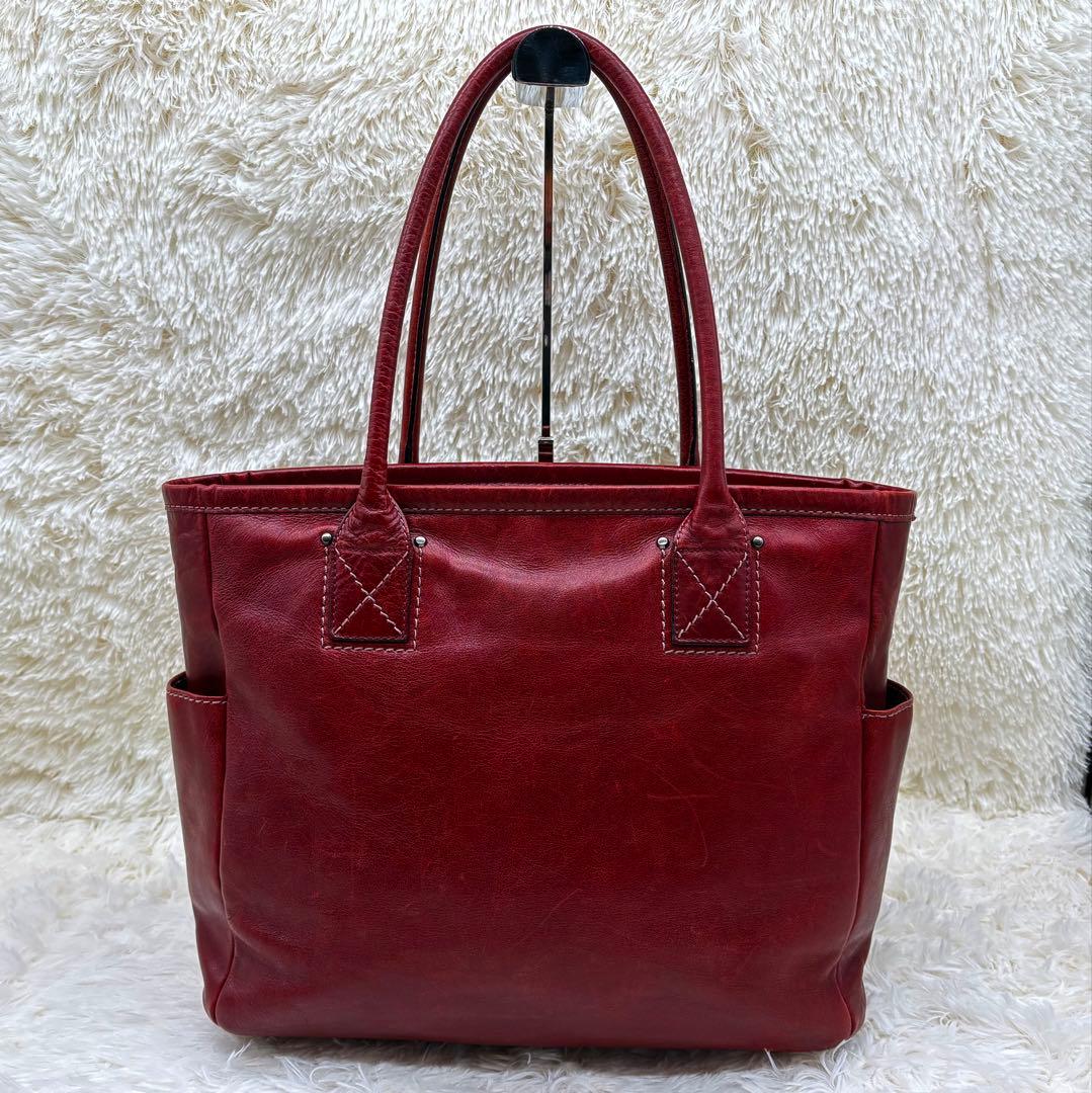 土屋鞄 セッション ビッグ トートバッグ 本革 ブラウン 肩掛け 通勤 A4