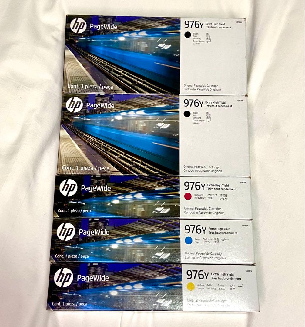 ★新品未使用品★HPメーカー純正インクカートリッジ★HP976Y4色5本セット