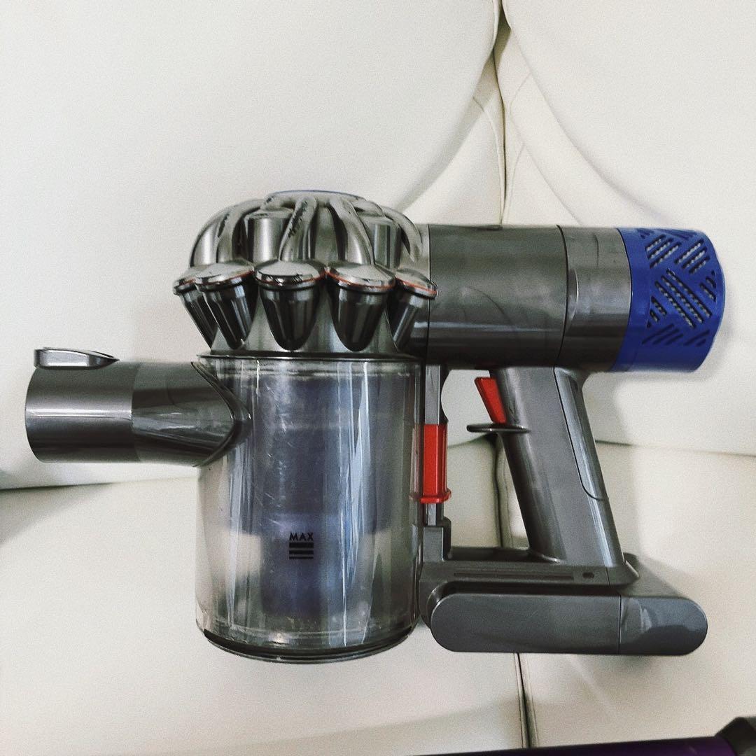 dyson v6 掃除機　パープル