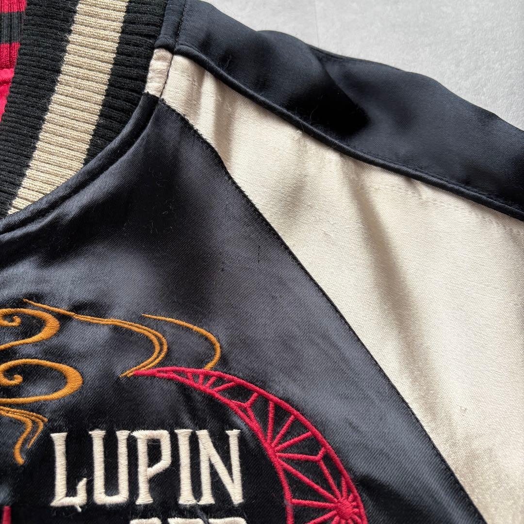 VANSON ルパン三世 スカジャン 峰不二子 リバーシブル 黒赤 希少【M】