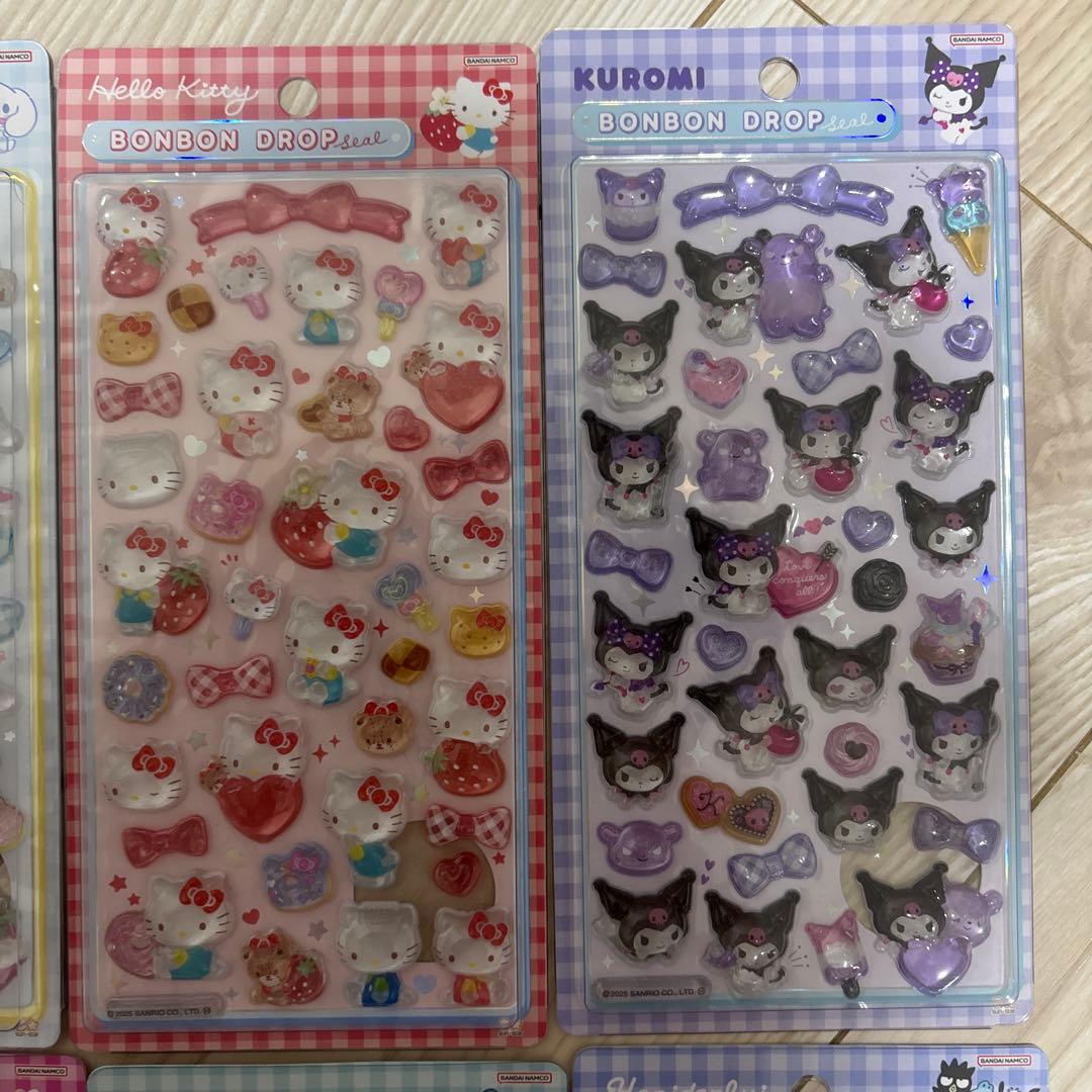 【正規品】サンリオ 第2弾 ボンボンドロップシール 全種類セット