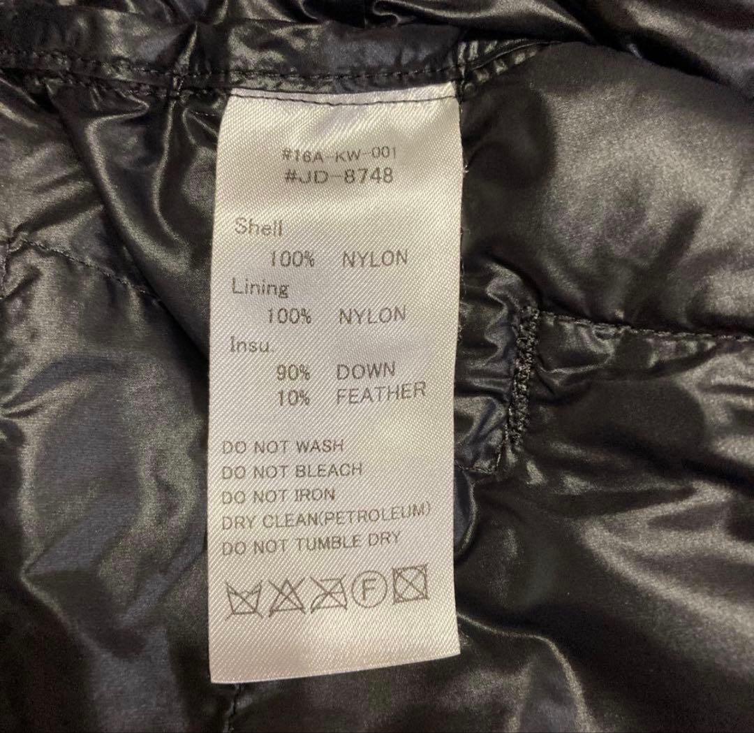 最終お値下げ！ダントン　ダウンジャケット黒36