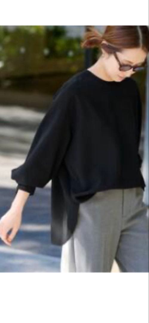 フレームワーク★ダブルクロスタックスリーブブラウス　美品