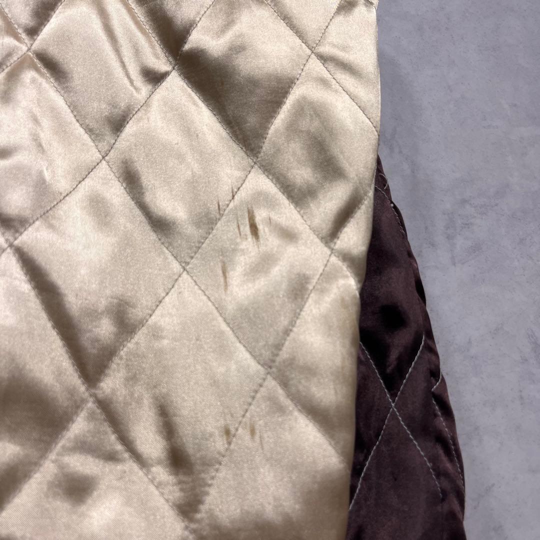 ◎90s ヴィンテージ スカジャン リバーシブル 虎 タイガーヘッド ドラゴン