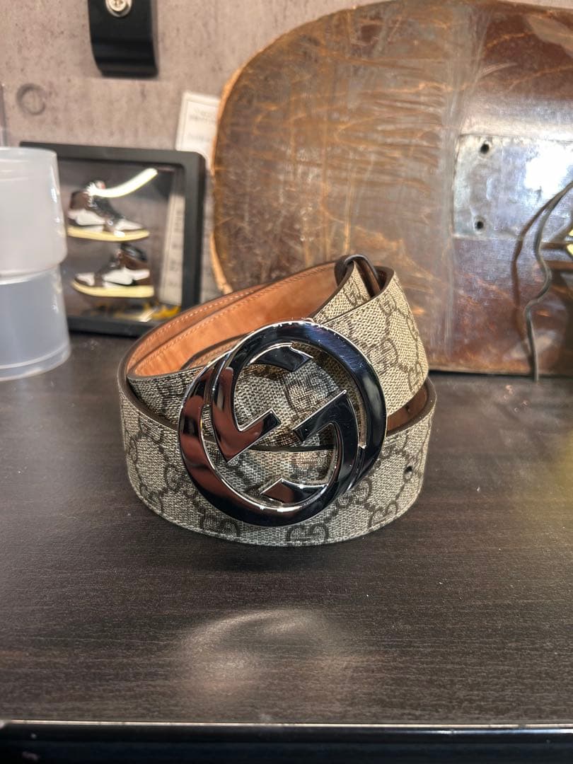 美品❗️早い者勝ちGUCCI GGパターン ベルト