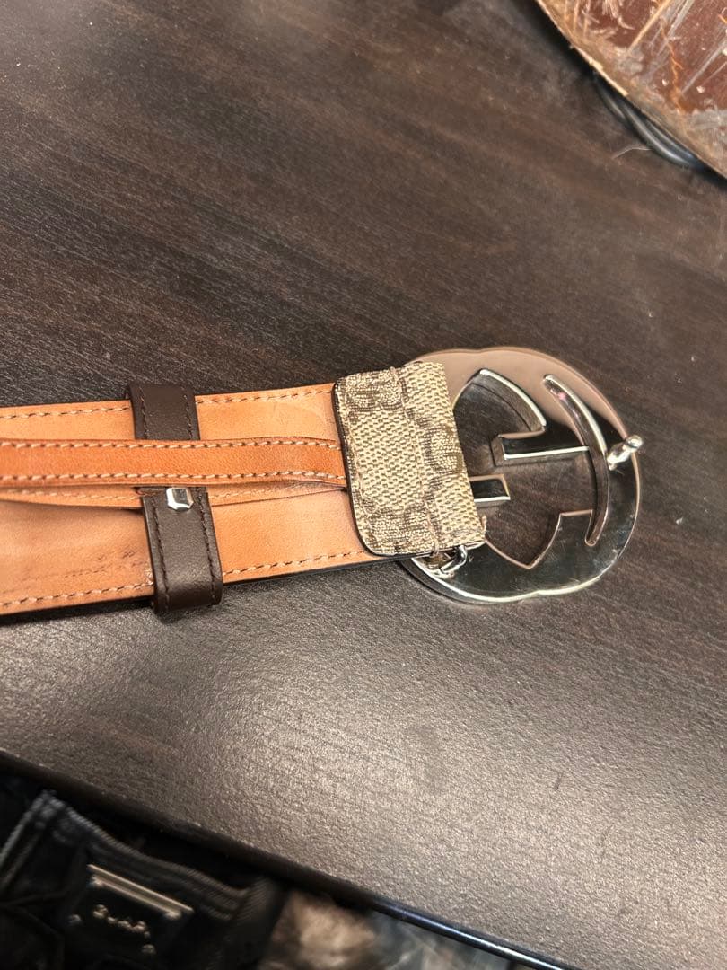 美品❗️早い者勝ちGUCCI GGパターン ベルト