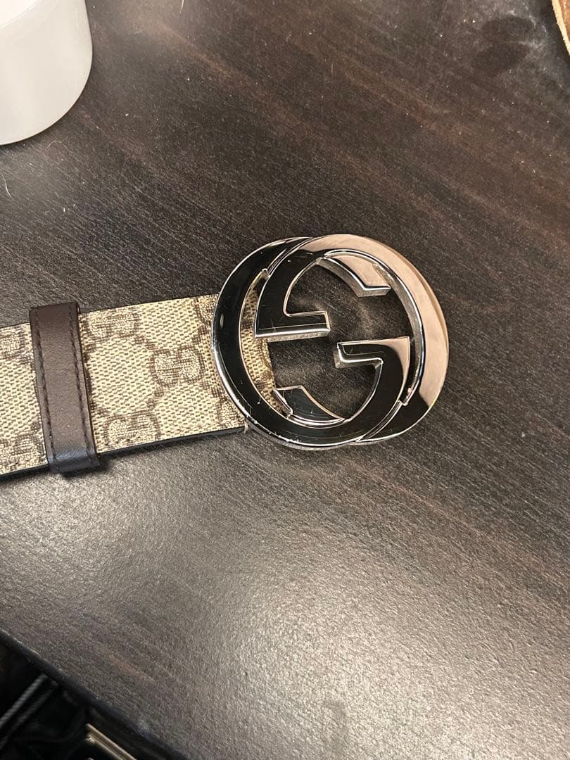 美品❗️早い者勝ちGUCCI GGパターン ベルト