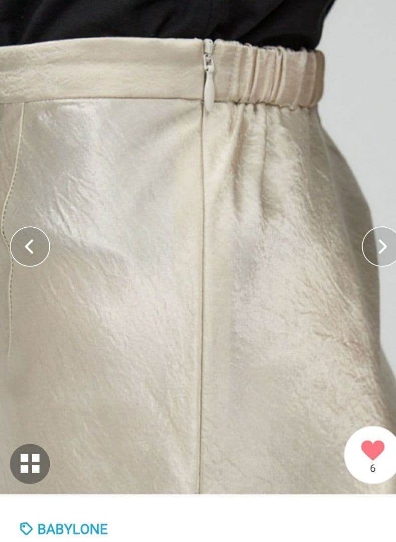 BABYLONE ヴィンテージサテンSK　36サイズ