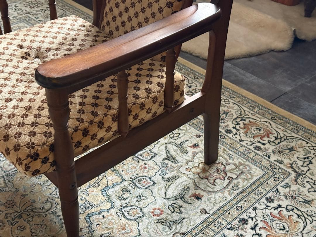 希少　ジャパニーズビンテージ　ヴィンテージ　アームチェア　洋風　nZ