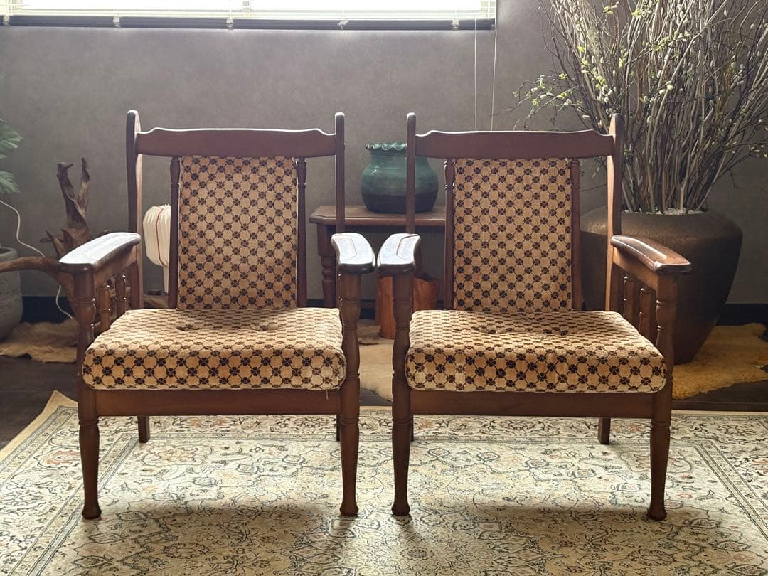 希少　ジャパニーズビンテージ　ヴィンテージ　アームチェア　洋風　nZ