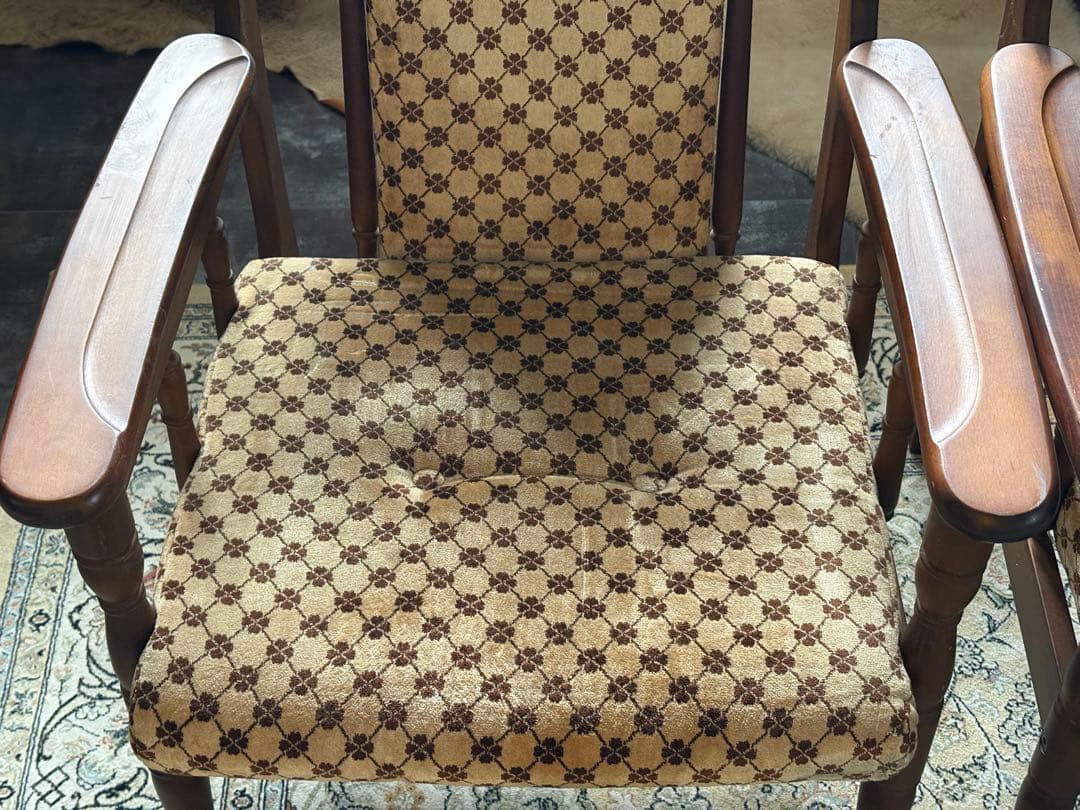 希少　ジャパニーズビンテージ　ヴィンテージ　アームチェア　洋風　nZ