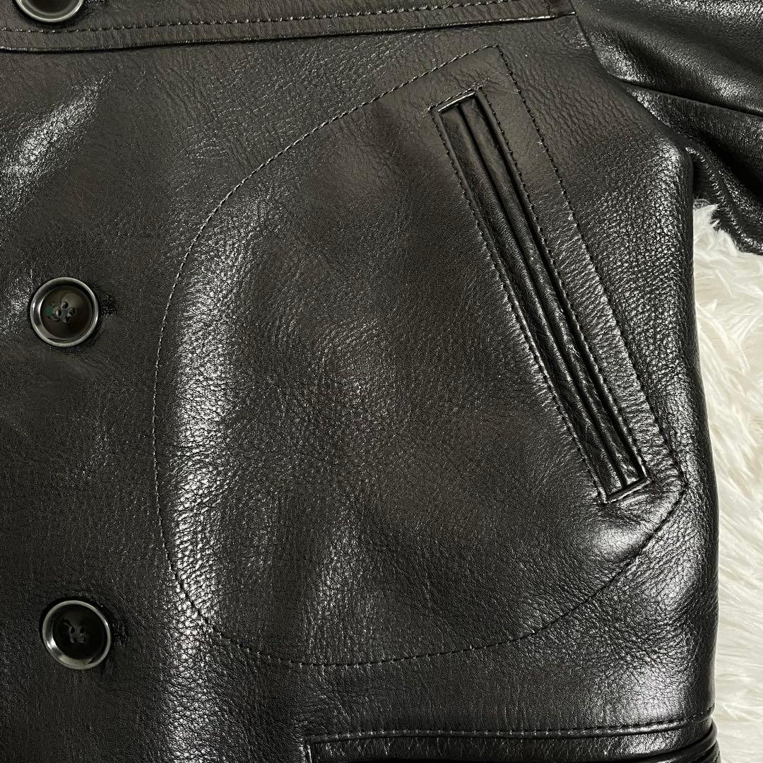 日本製 グッドオル カーコート レザージャケット スポーツジャケット 牛革